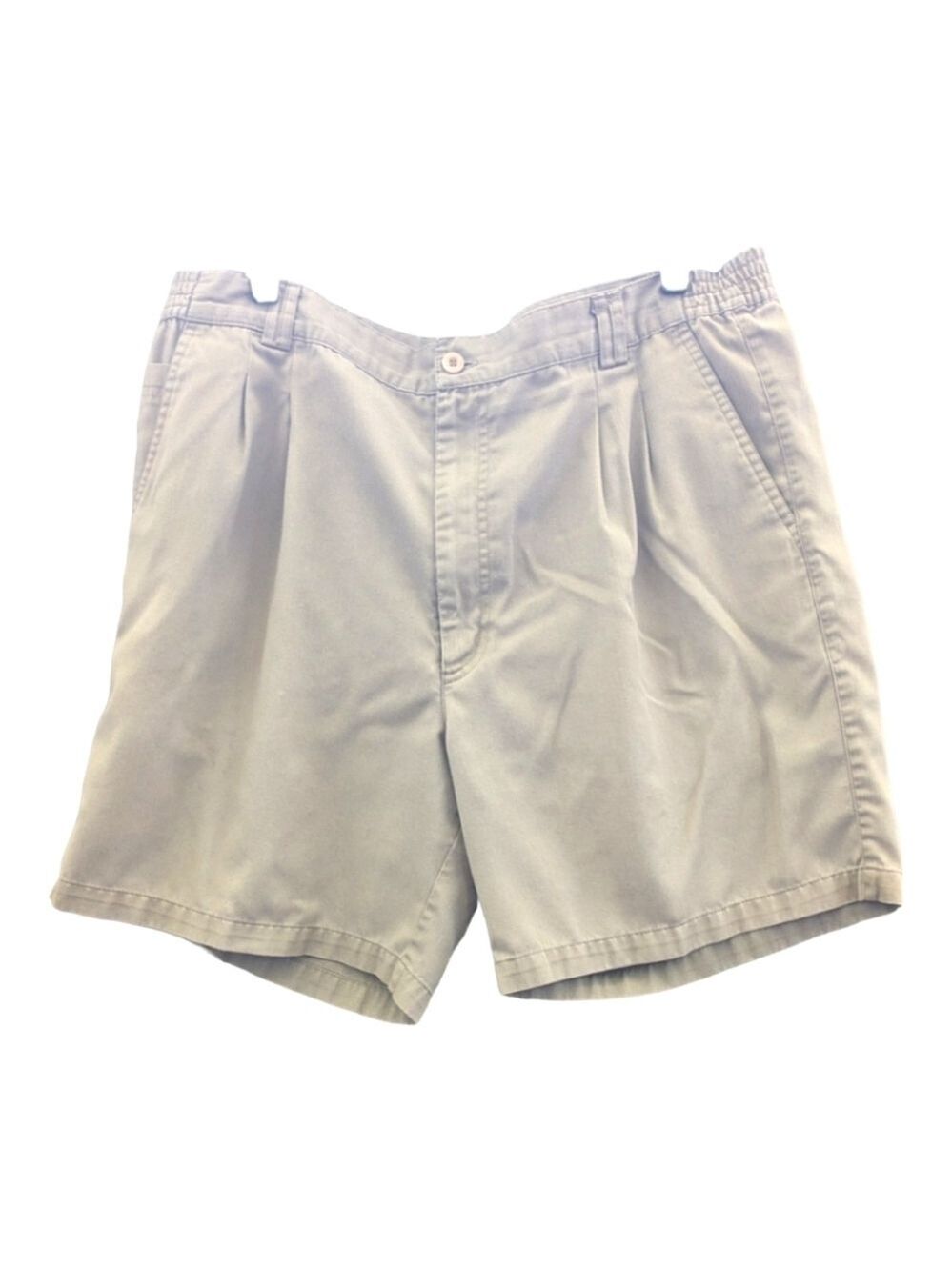 Bert Pulitzer Khaki Shorts Size Large Pleated VTG